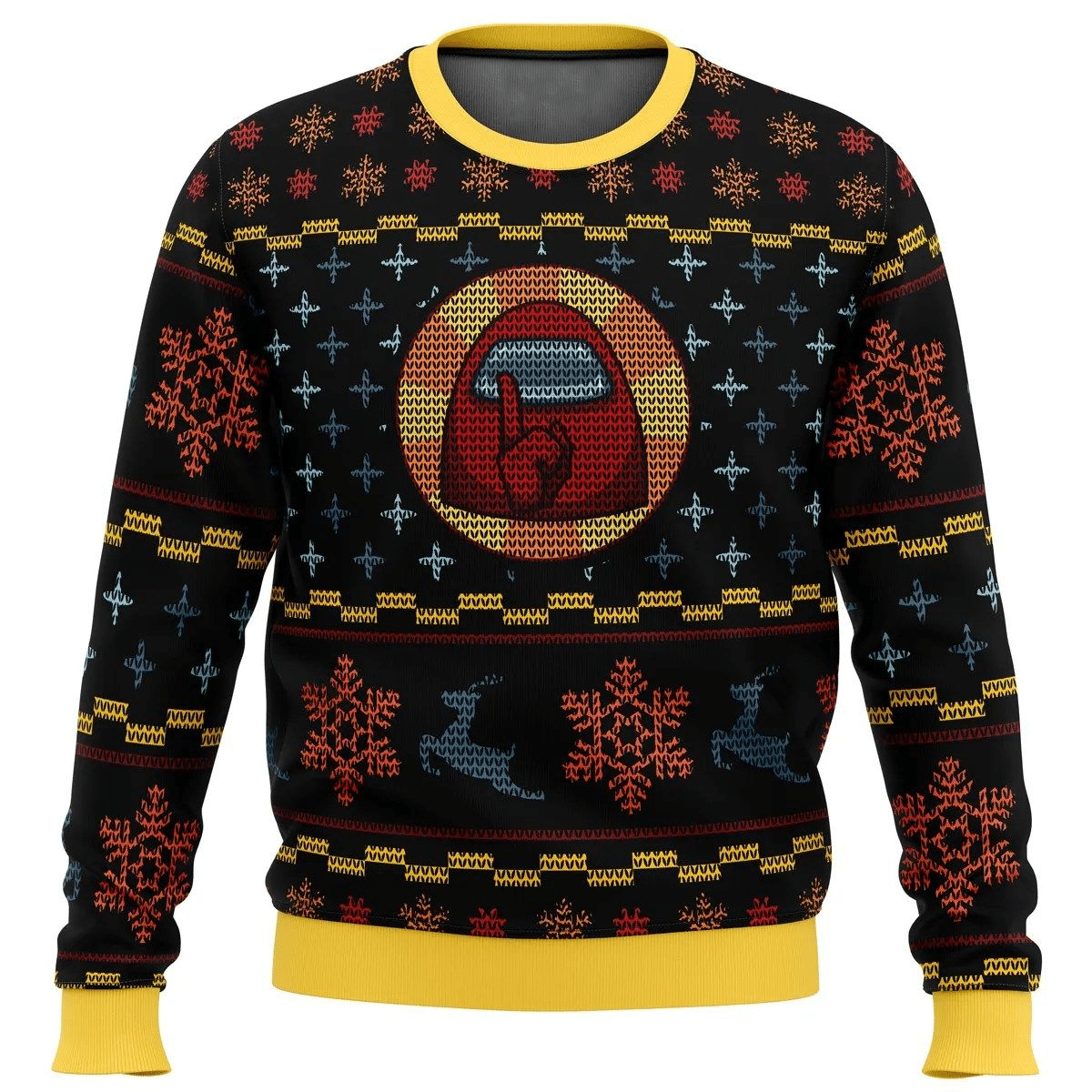 Among Us Funny Ugly Sweater Gifts - Chow Down Movie Store