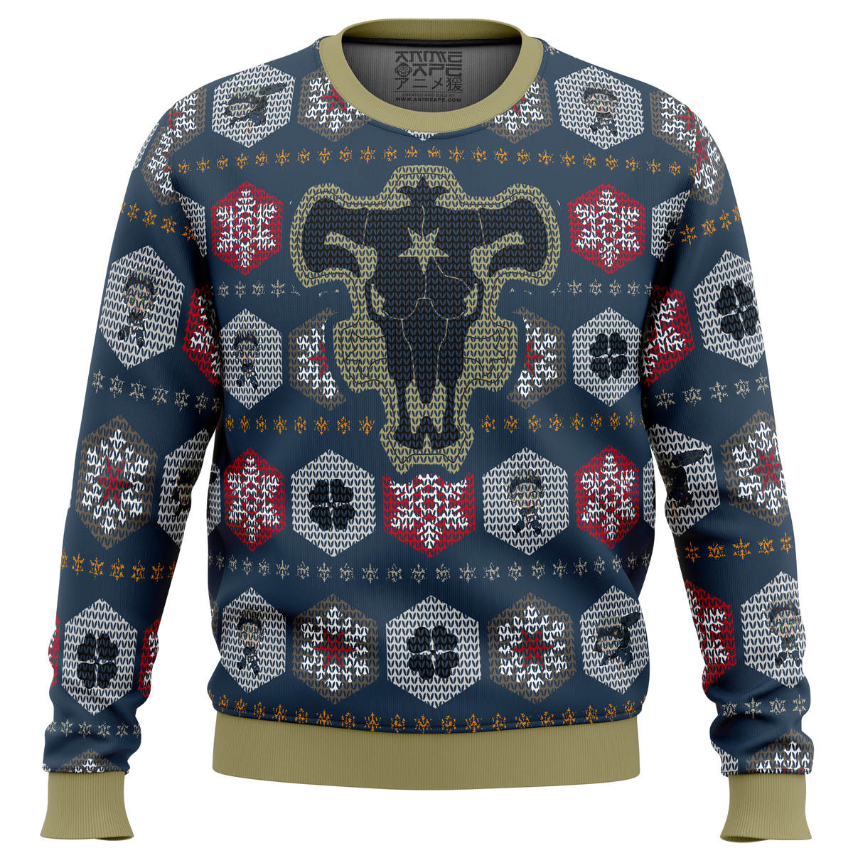 Asta Black Clover Ugly Christmas Sweater - Chow Down Movie Store