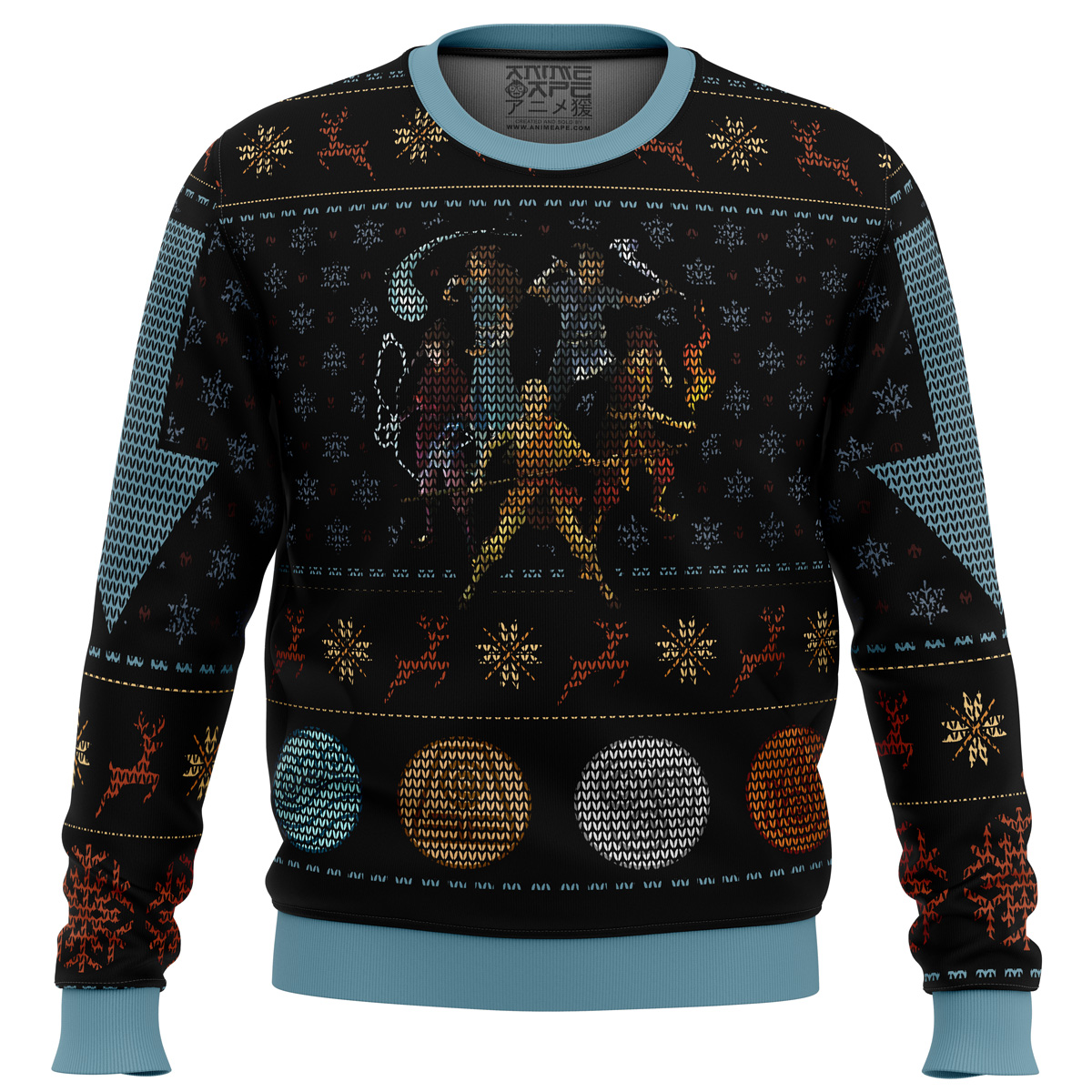 Avatar The Last Airbender Ugly Christmas Sweater - Chow Down Movie Store