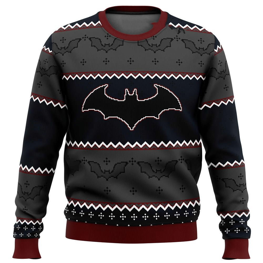 Batman DC 2 Ugly Sweater Gifts, Batman DC Gift Fan Ugly Sweater - Chow Down Movie Store