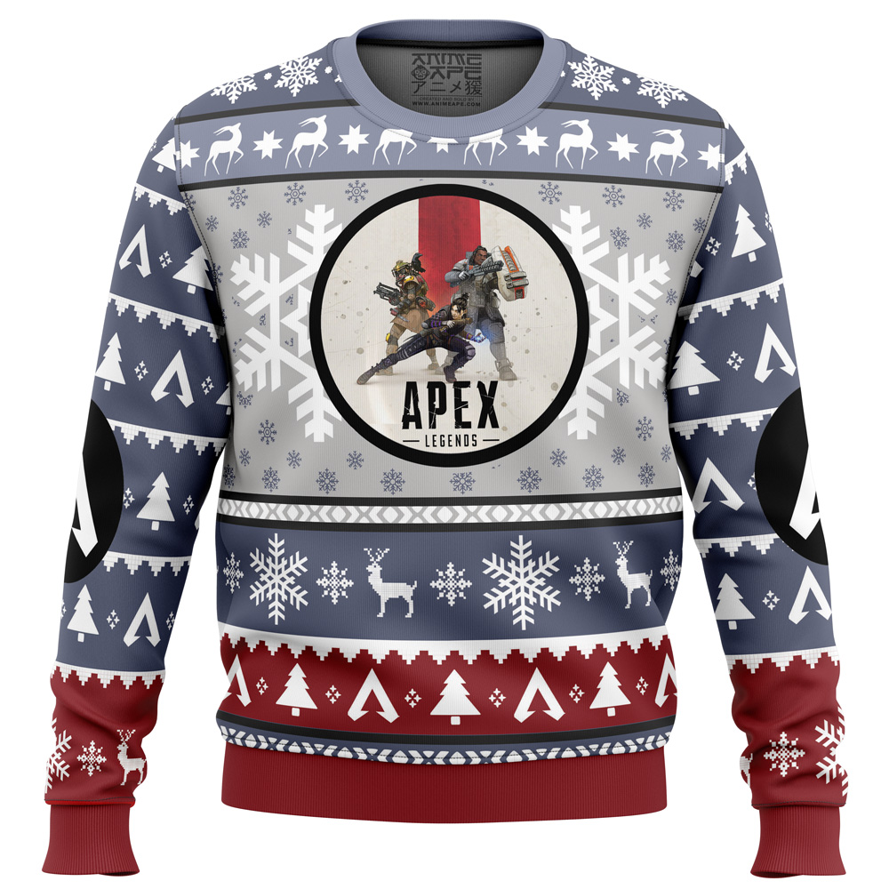 Battle Royale Apex Legends Ugly Christmas Sweater - Chow Down Movie Store