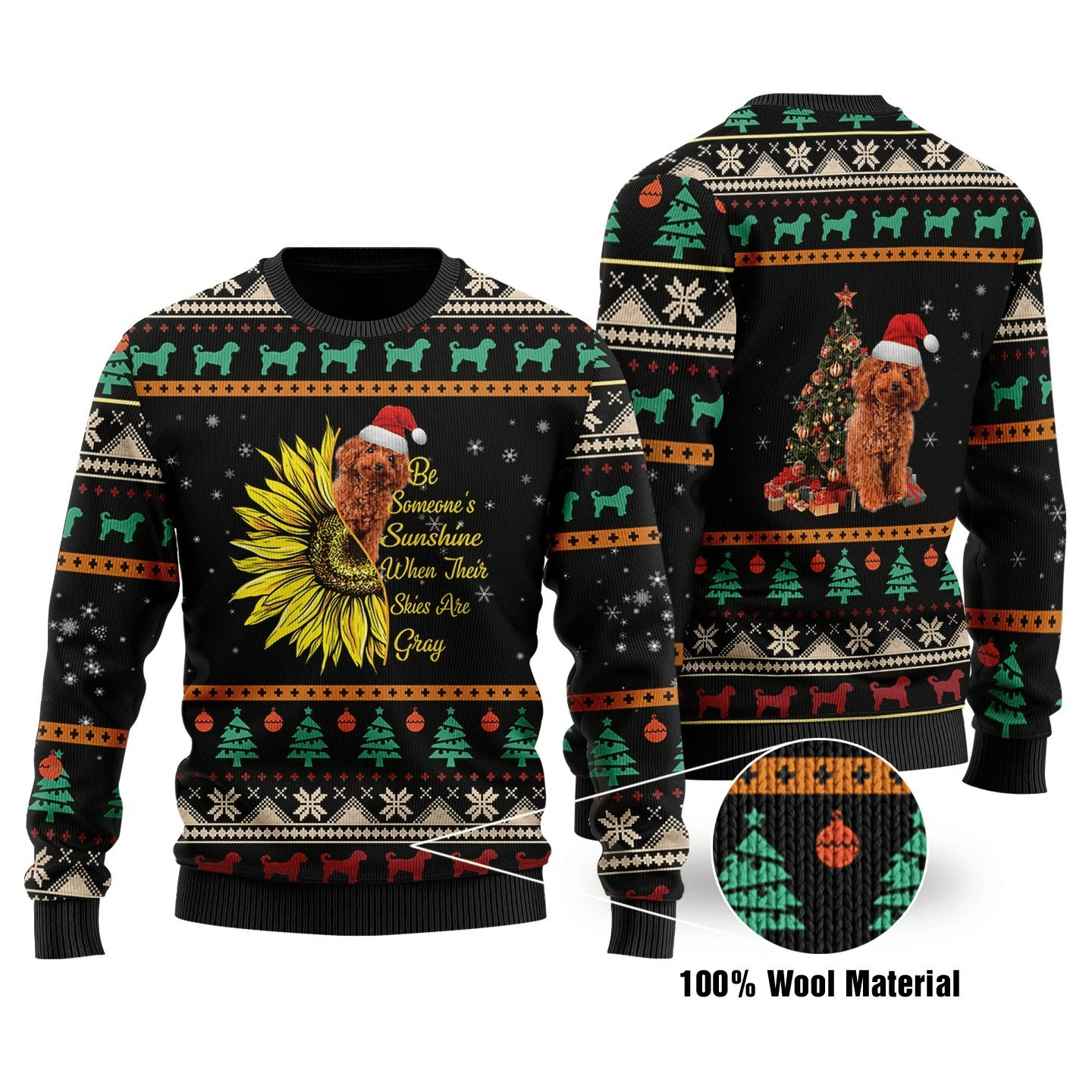 Be Someone's Sunshine Ugly Christmas Sweater US1707 - Chow Down Movie Store