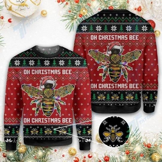 Bee Ugly Christmas Sweater US3378 - Chow Down Movie Store