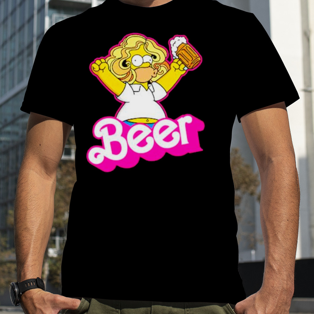 Beerbie homer simpson beer Barbie shirt