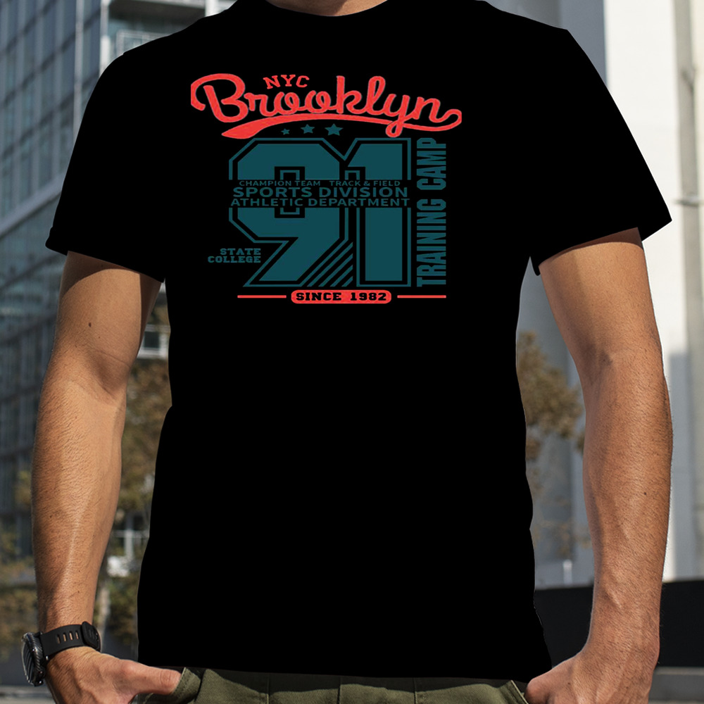 Brooklyn Basketball 91 Athletic shirt