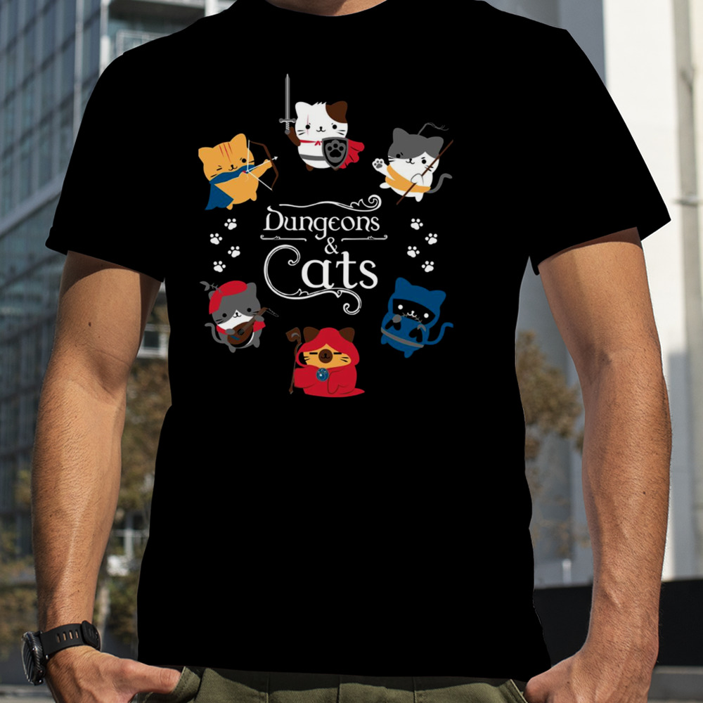 Dungeons And Cats Dragons shirt