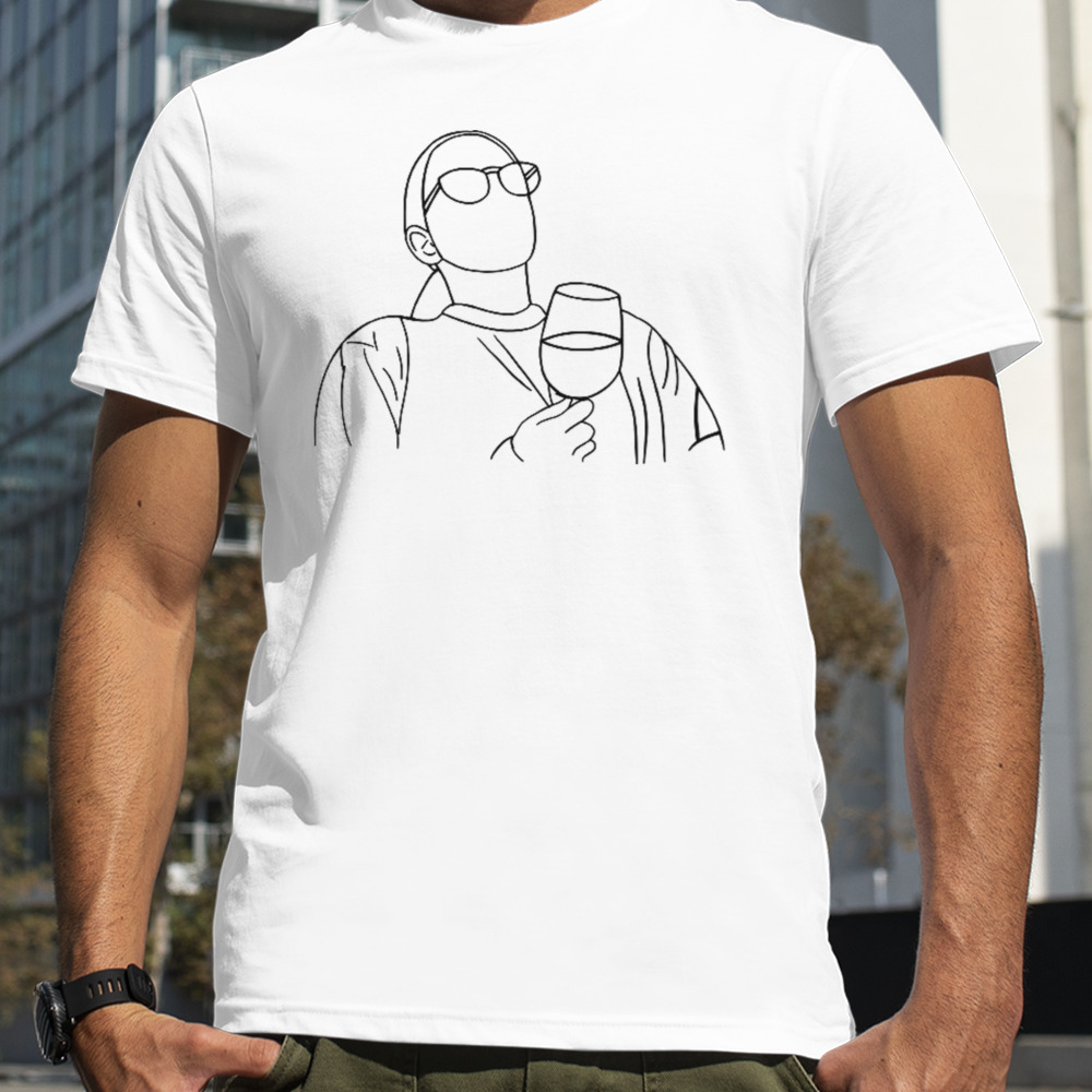 Jenna Marbles Leisuring Line Drawing shirt