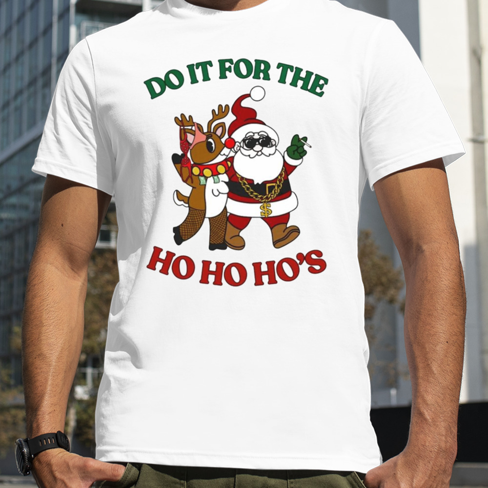 Santa and reindeer doin’ it for the ho’s shirt