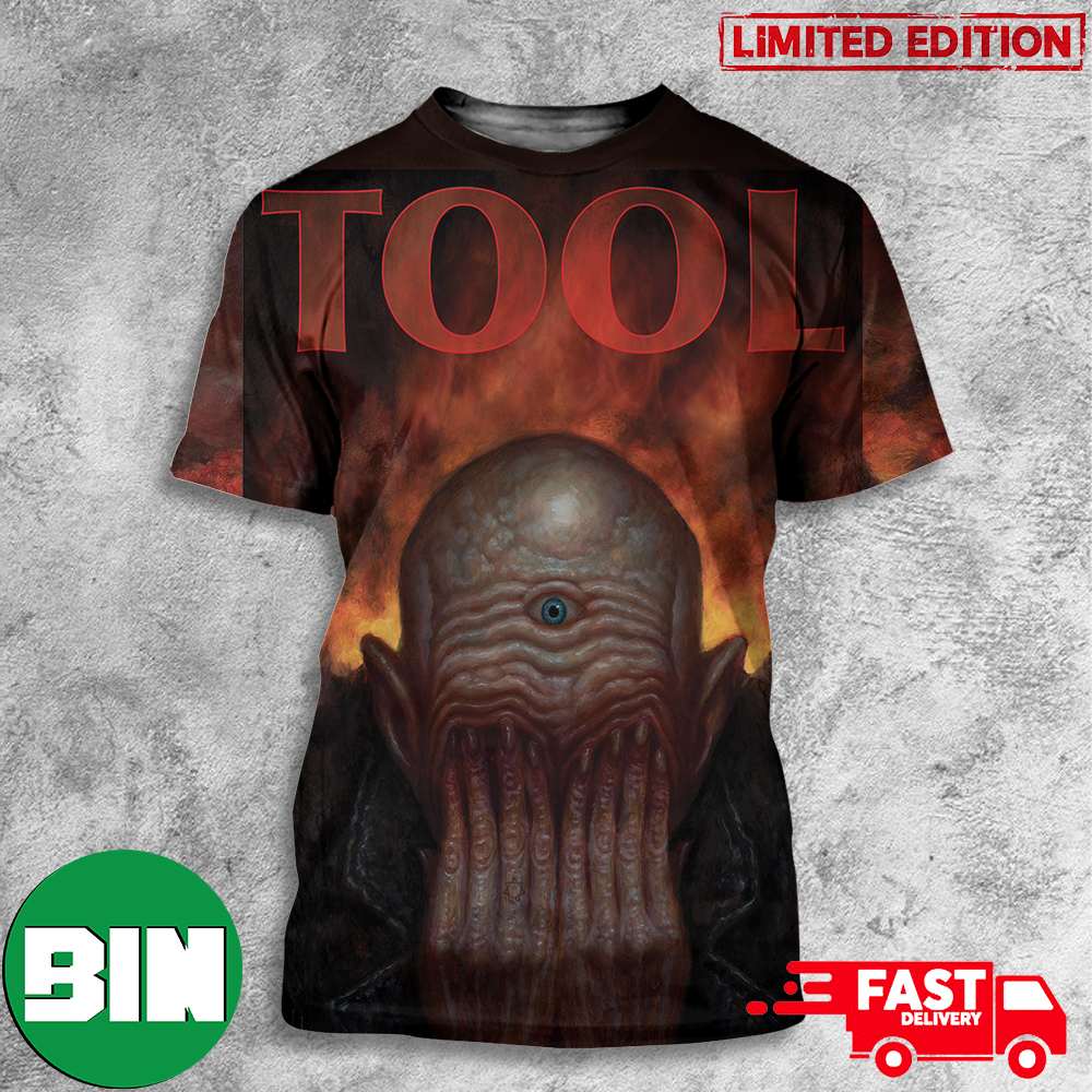 Tool We're In Vancouver BC Tonight At Rogers Arena With Steel Beans Limited Merch Poster October 23 2023 All Over Print T-Shirt