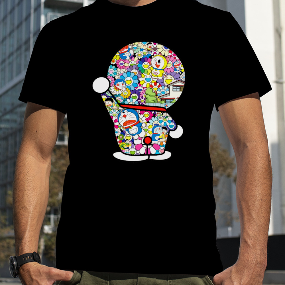 Murakami X Doraemon shirt