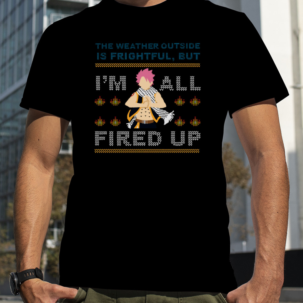 Natsu Xmas Demon Slayer shirt