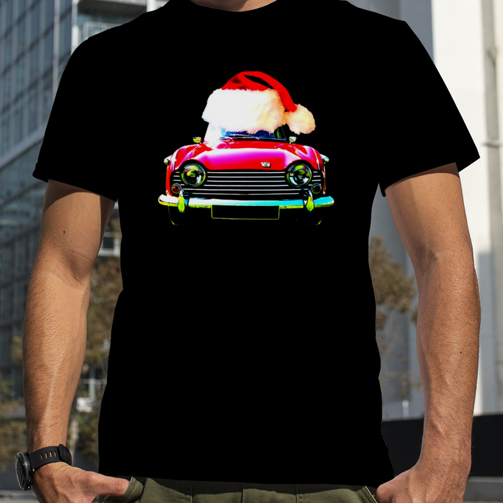 Triumph Tr5 Car Christmas Hat Edition shirt