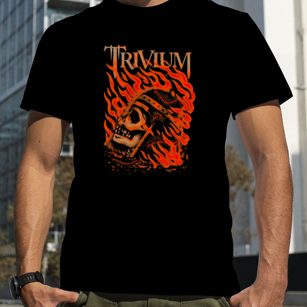 Trivium Flaming Skull T-shirt