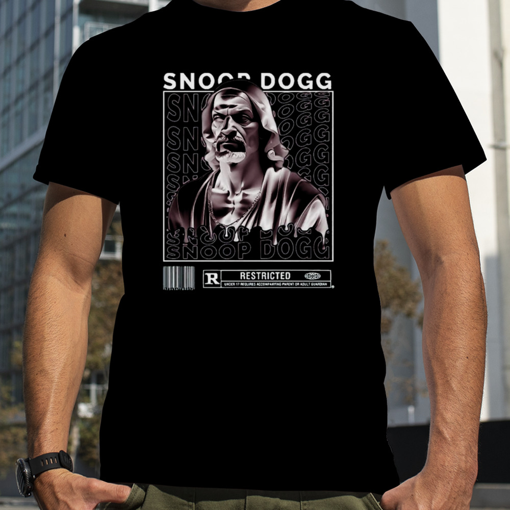 Typography Snoop Dog Statue shirt