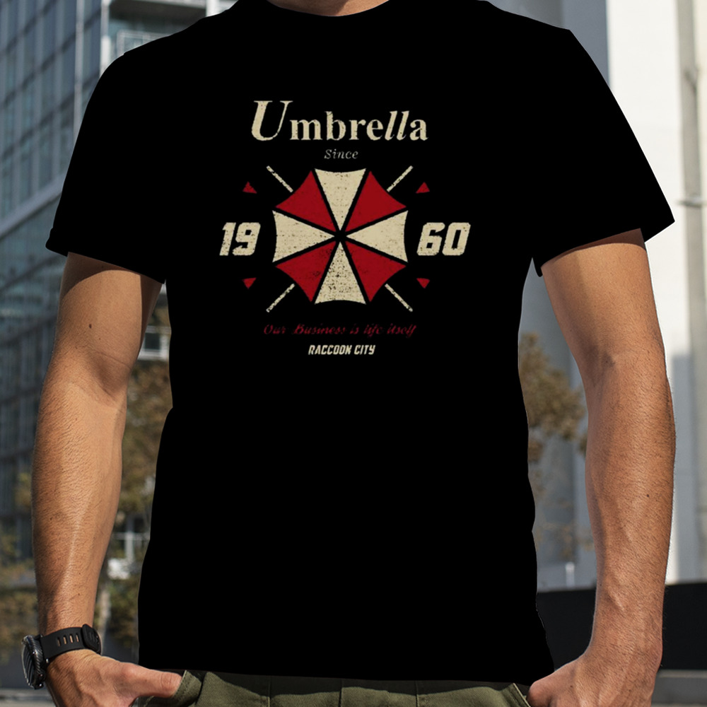 Umbrella Red White Resident Evil shirt