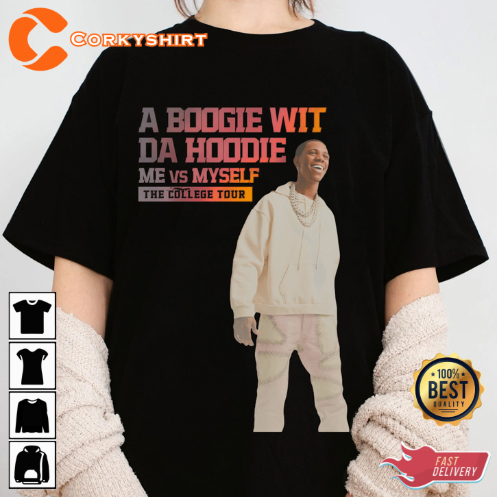 A Boogie Wit Da Hoodie Tour 2023 My Vs Myself The College T-shirt