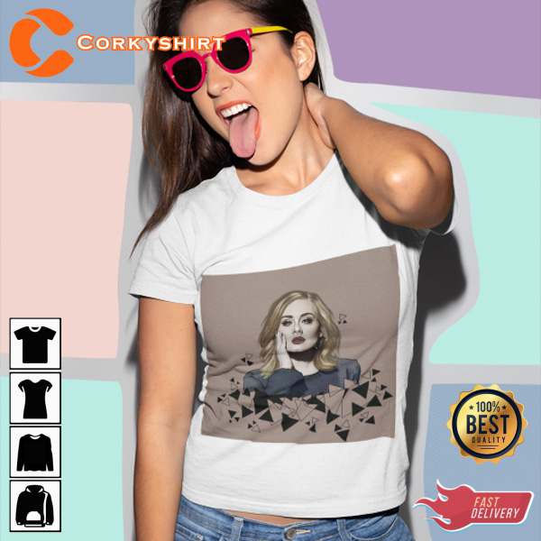 Adele Pop Music Graphic Unisex T-Shirt Design