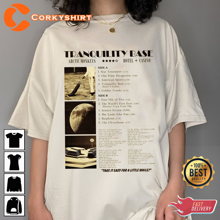 Arctic Monkeys Tranquility Base Hotel Casino Arctic Jesus In The Day Spa Unisex T-Shirt