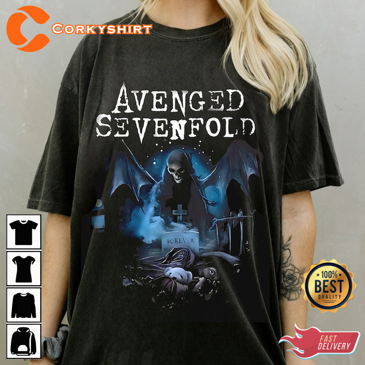 Avenged Sevenfold Nightmare Rock Music Band Shirt