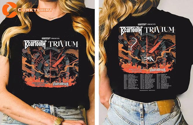 Beartooth and Trivium Summer Tour 2023 Anniversary Gift Shirt