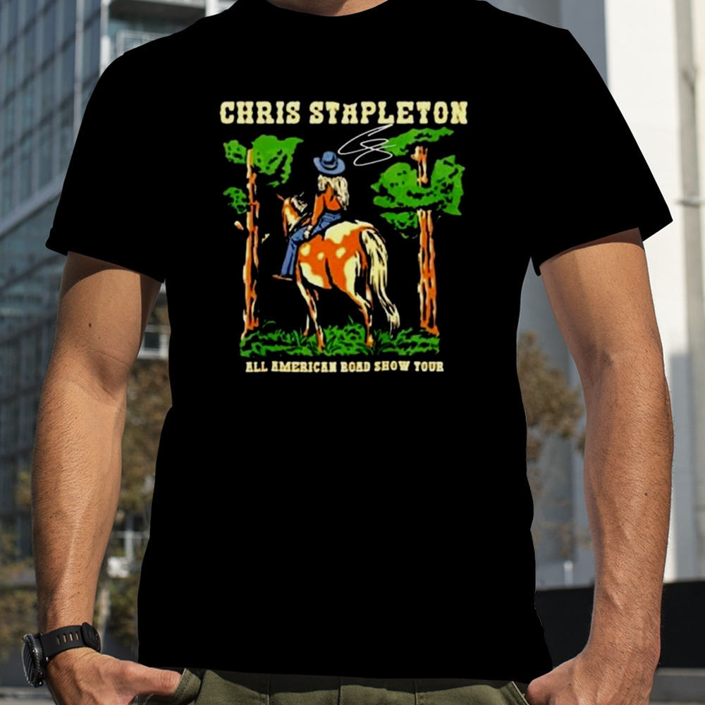 Chris Stapleton All American Road Show Tour 2023 Signature T-shirt