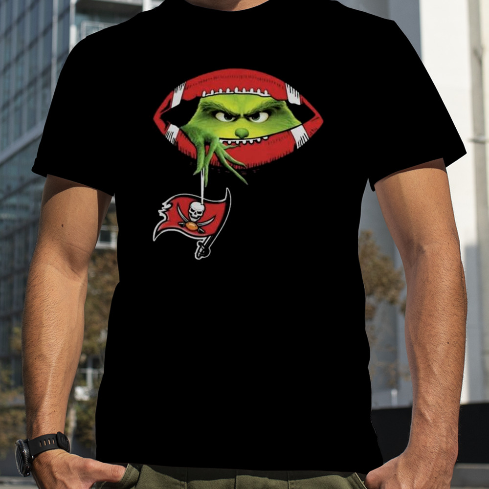 Ew People The Grinch Hold Tampa Bay Buccaneers Logo Shirt