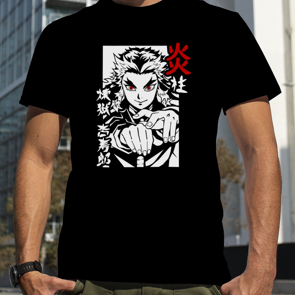 Flame Hashira Kyojuro Rengoku Demon Slayer Anime shirt