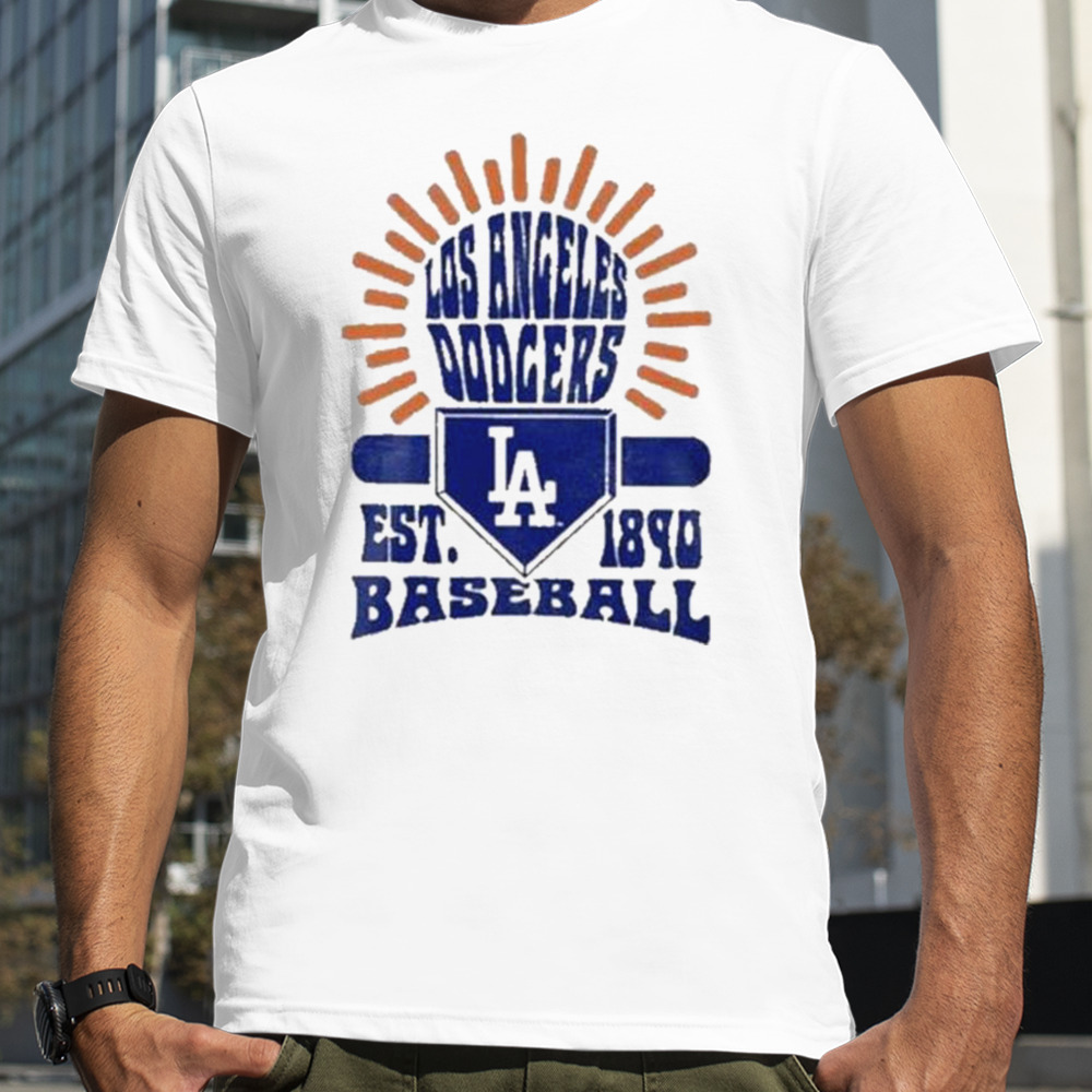 Los angeles Dodgers youth sun burst T-shirt