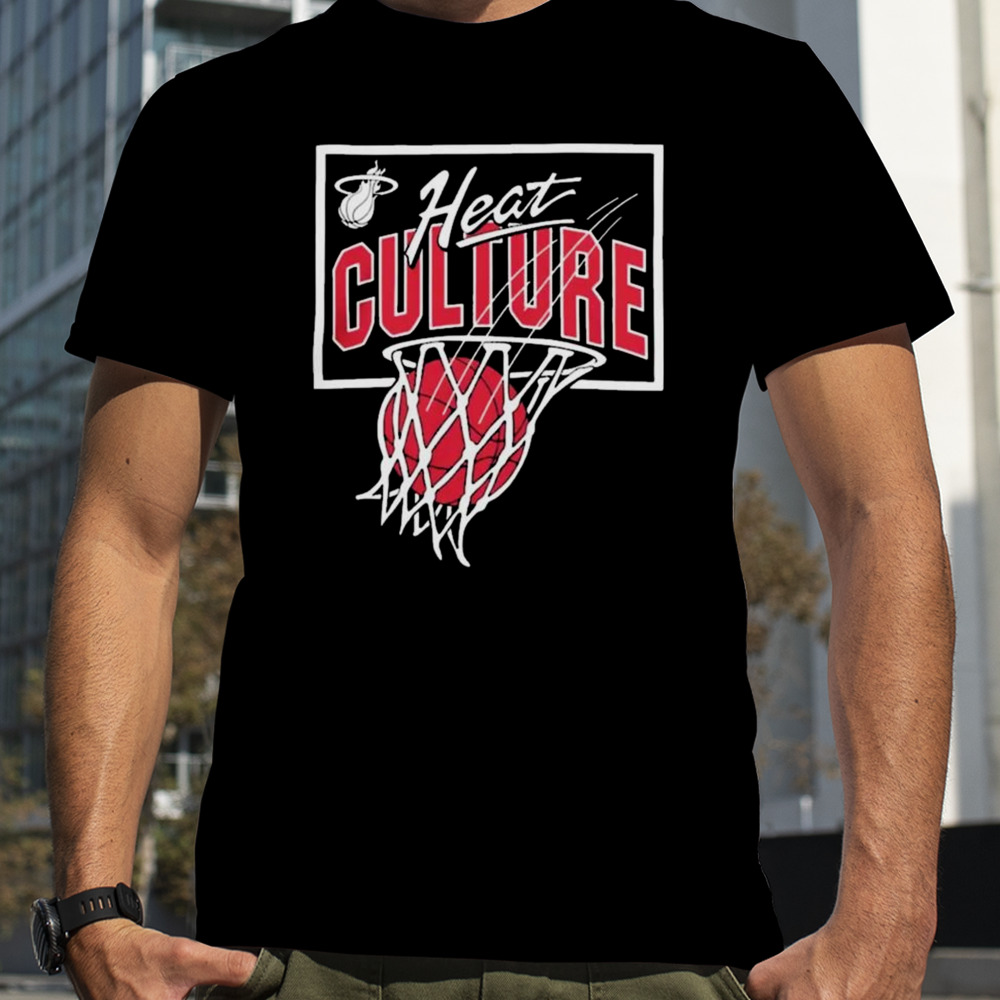 Miami Heat Heat Culture Hoop t-shirt