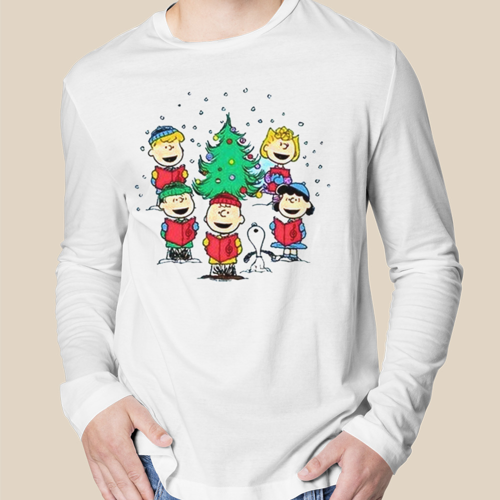 Peanuts Snoopy And Friends Christmas Caroling 2023 T shirt