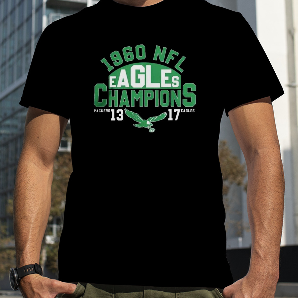 Philadelphia Eagles Football 1960 Nfl Champions Hometown Grafik t-shirt