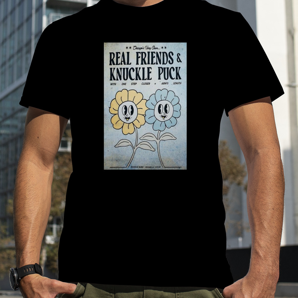 Real Friends November 11-2023 House Of Blues Chicago IL poster t-shirt