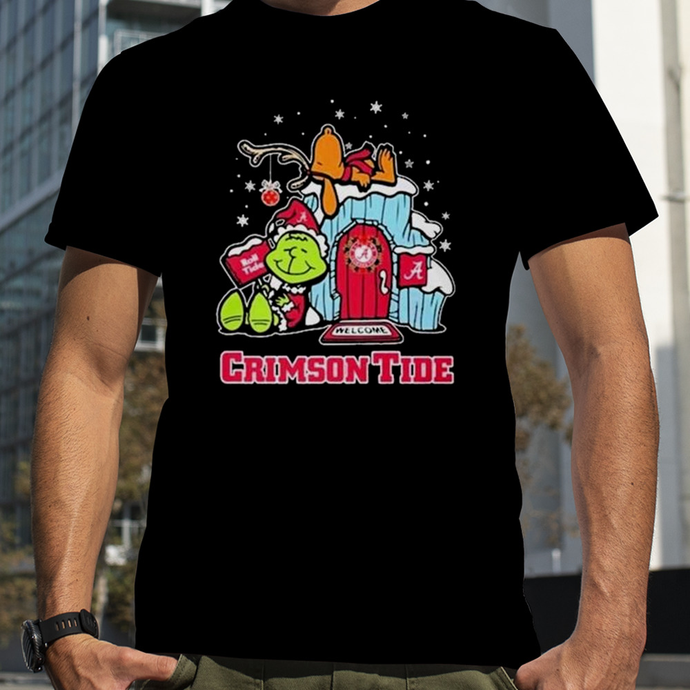 Alabama Crimson Tide Grinch Nuts Welcome Christmas Shirt