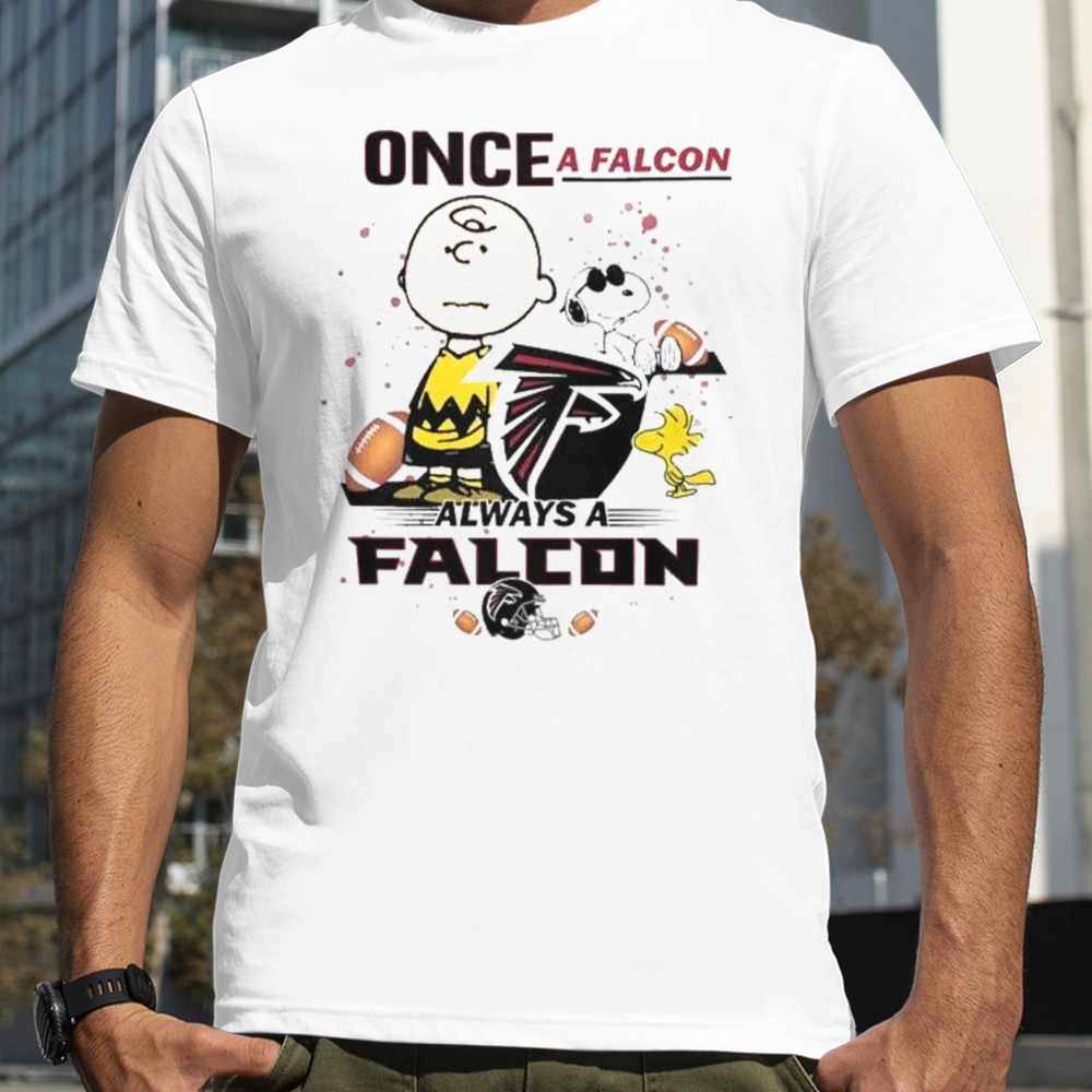 Atlanta Falcons And Charlie Brown Once A Falcons Always A Falcons T-Shirt