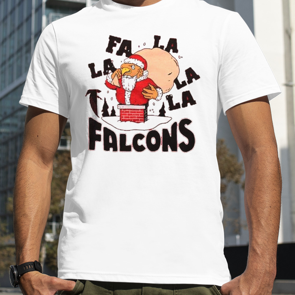 Atlanta Falcons Santa Christmas T-shirt