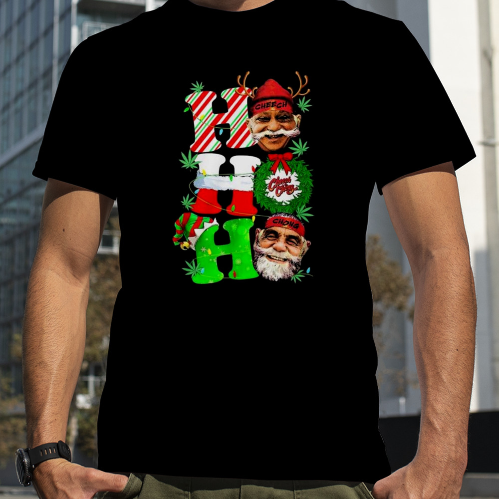 Cheech & Chong Xmas Ho Ho Ho Christmas 2024 T-shirt