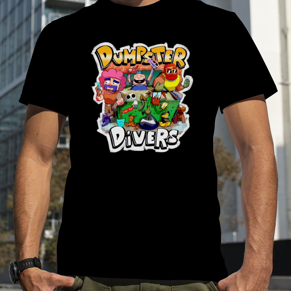 Dumpster Divers cartoon shirt