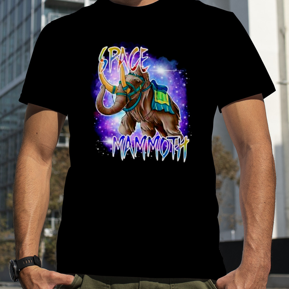 Elephent space mammoth shirt