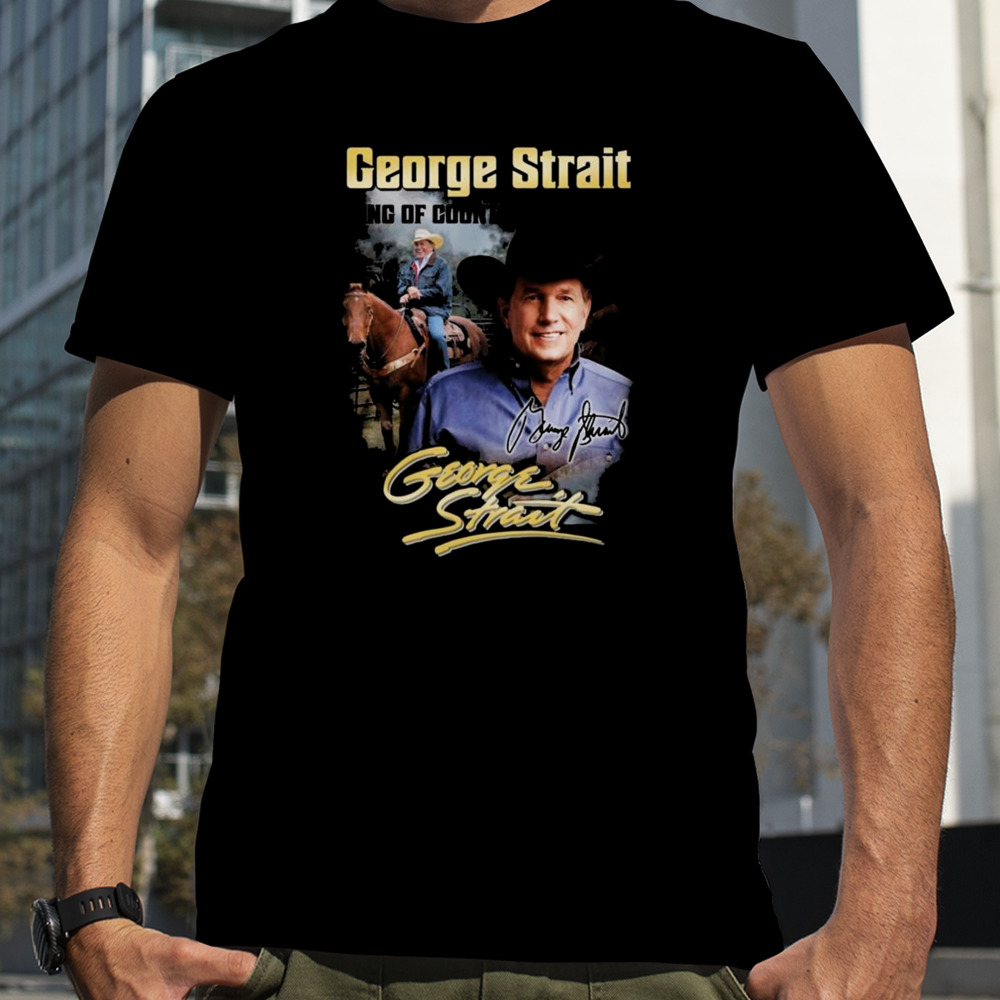 George Strait King Of Country Signature T-shirt