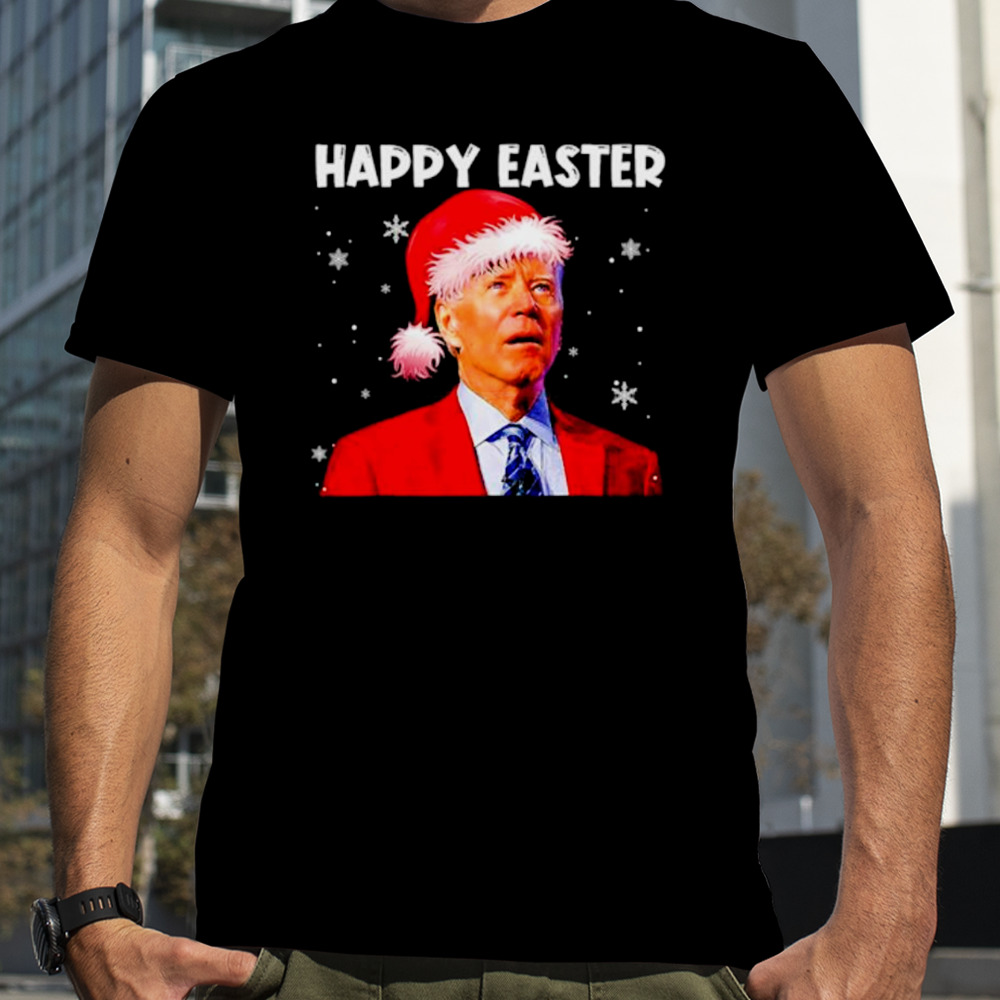 Joe Biden Santa happy easter funny Christmas shirt