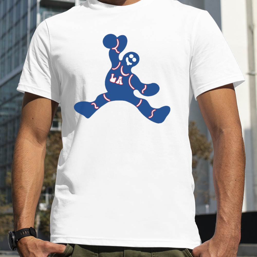 Jumping La Clippers Gingerbread Man shirt