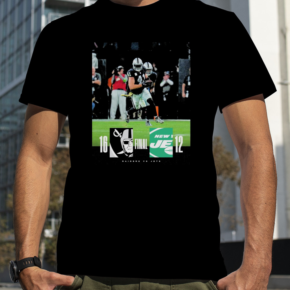 Las Vegas Raiders Wins 16 12 New York Jets NFL 2023 Game Final Score Shirt