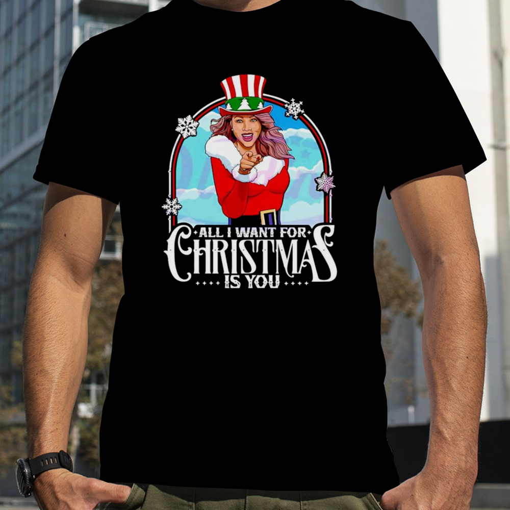 Mariah Carey all I want for Christmas is you shirt