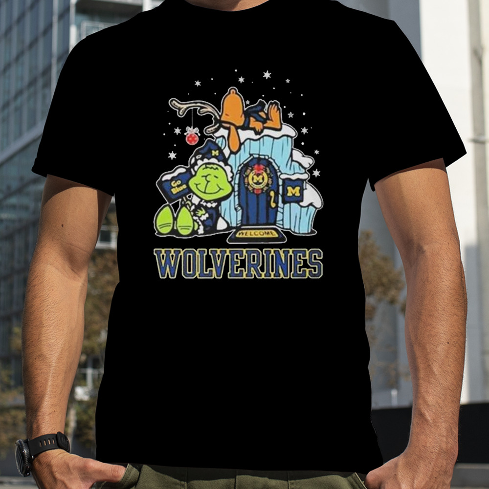 Michigan Wolverines Grinch Nuts Welcome Christmas Shirt