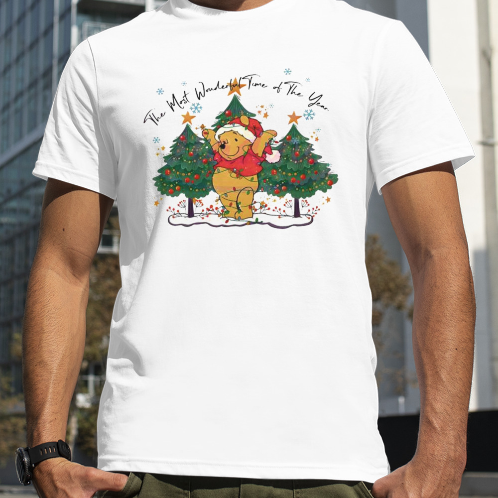 Most Wonderful Time Of The Year Pooh Christmas 2023 Shirt