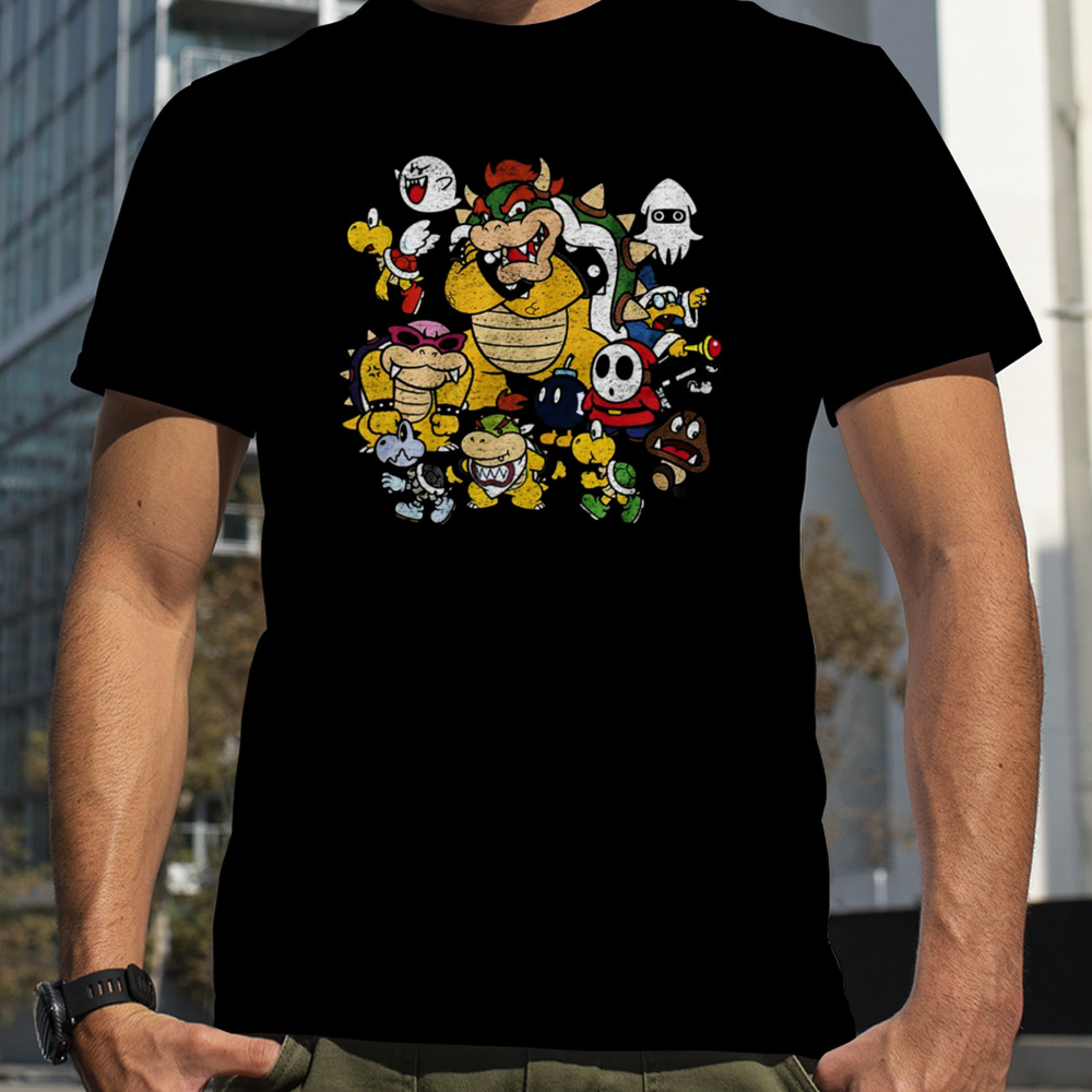 Nintendo Super Mario Bowser Enemy Group shirt