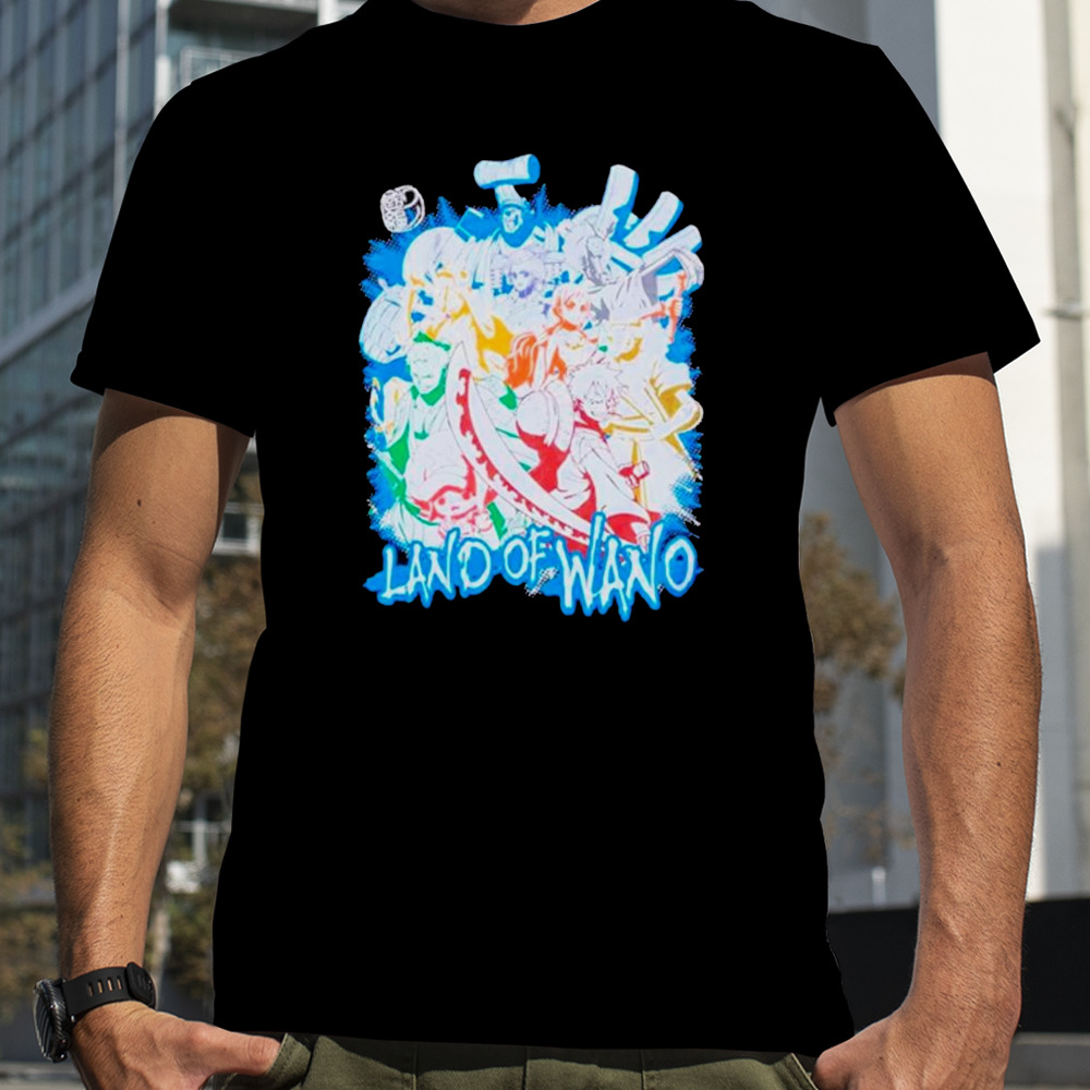 One piece land of wano group shirt