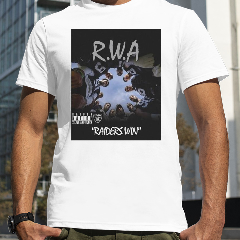 R.w.a Las Vegas Raiders Win Players Photos T-shirt