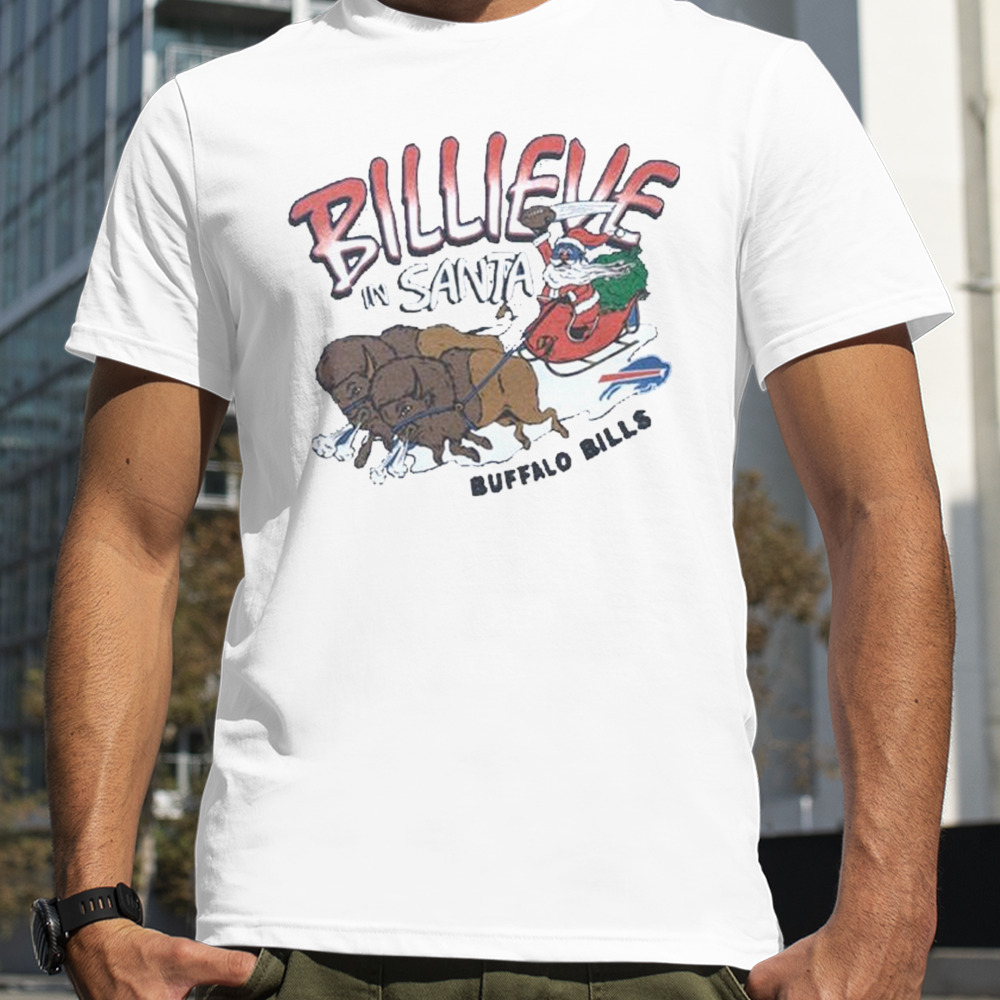 Santa Claus Buffalo Bills Billieve In Santa Christmas T-shirt