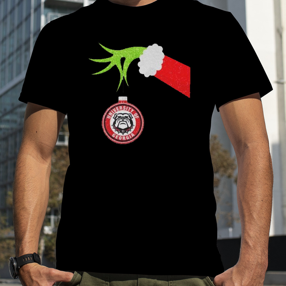 The Grinch Hand Hold University Of Georgia Christmas Shirt